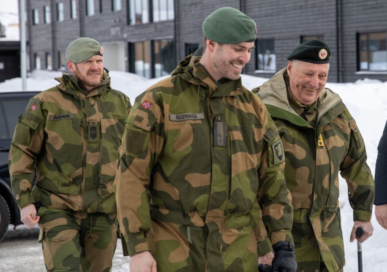 Odezwa króla Norwegii do żołnierzy na granicy z Rosją