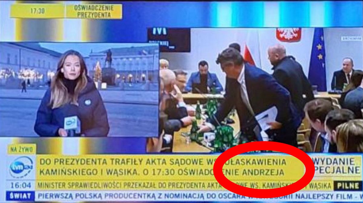 Kompromitująca wpadka TVN24. "Paskowy" znów się nie popisał