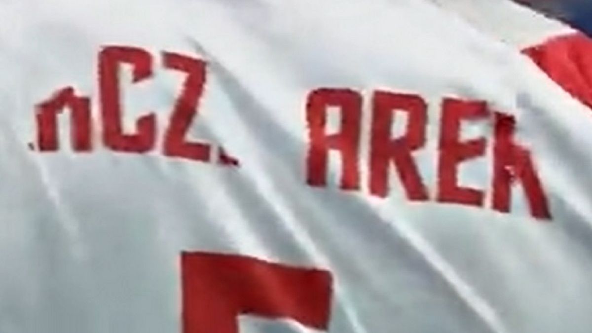 Koszulka Łukasza Kaczmarka w meczu z Holandią