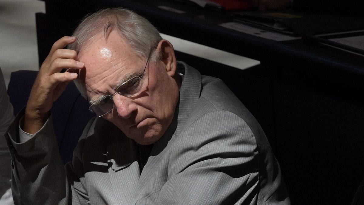 Wolfgang Schaeuble, niemiecki minister finansów