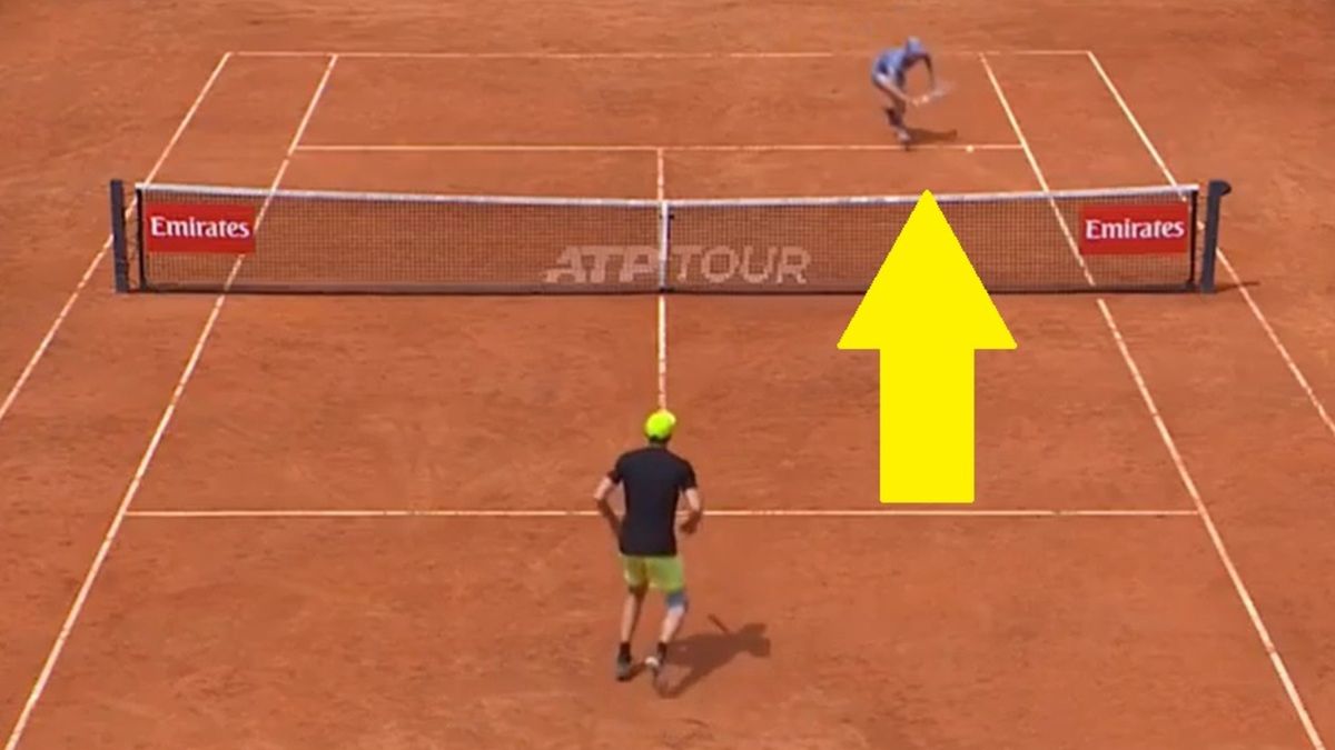 Twitter / ATP / Hubert Hurkacz i Tommy Paul na korcie w Rzymie