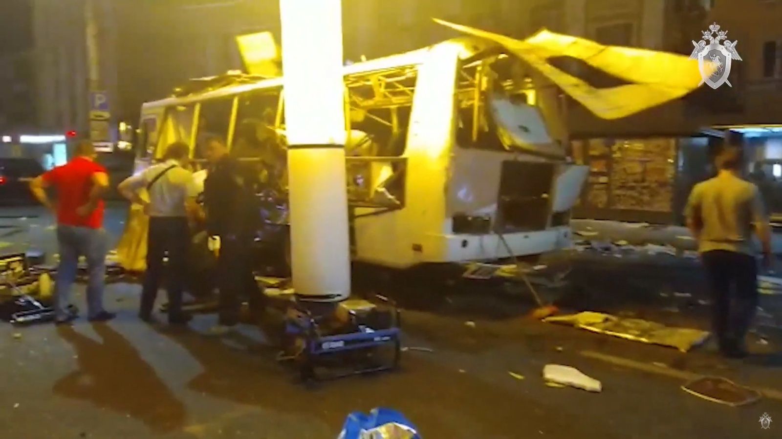 Eksplozja autobusu w Rosji. 18 rannych, nie żyje jedna osoba