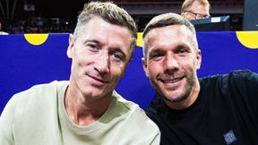 Kibicował koszykarzom z Lewandowskim. Ten typ Podolskiego nie spodoba się Polakom