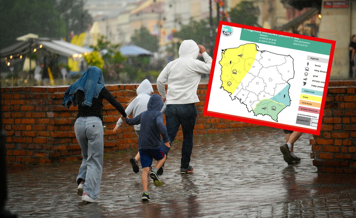 Burze nadejdą nad Polskę