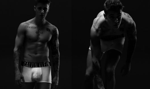 Bieber chwali się klatą w reklamie Calvina Kleina!