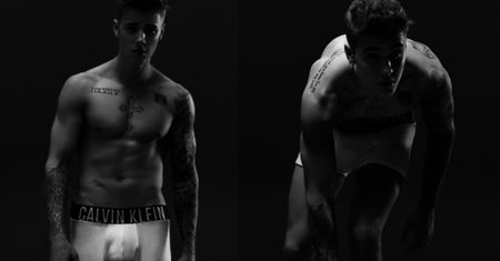 Bieber chwali się klatą w reklamie Calvina Kleina!