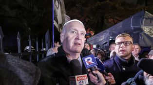 Święczkowski przeszedł na teren TK. Przecięto zabezpieczenie
