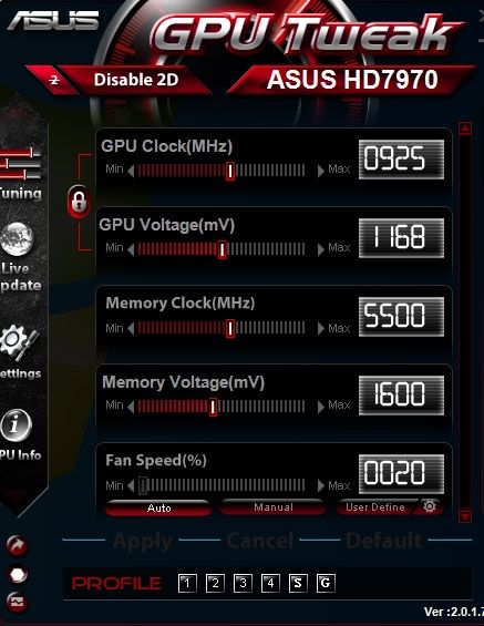 Asus GPU Tweak