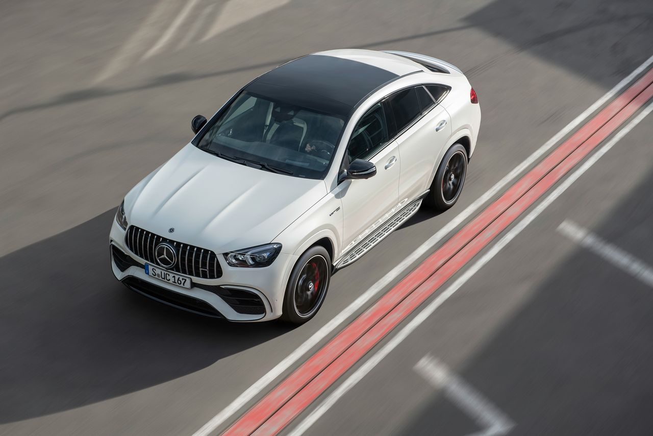 Mercedes-AMG GLE 63 S 4MATIC+ Coupé jest potężny z mocą 617 KM, ale rekordzistą w tej klasie jest BMW X6 M Competition z 625-konną jednostką.