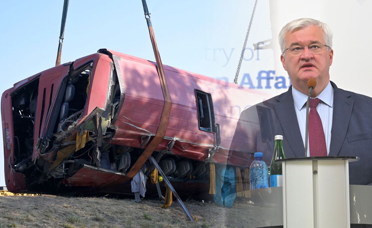 Wypadek polskiego autokaru. Jest reakcja ukraińskiego ministra