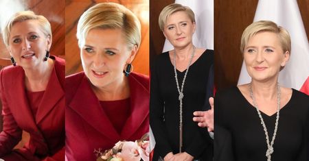 Agata Duda w dwóch eleganckich stylizacjach jednego dnia. W której wygląda lepiej? (ZDJĘCIA)