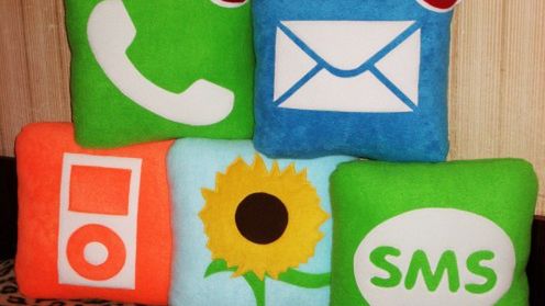 Ikony z iPhone'a jako poduszki 1