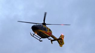 Baranów Sandomierski: Groźny wypadek w Durdach. Ranną kobietę zabrał śmigłowiec LPR