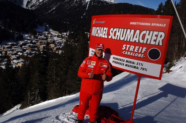 Michael Schumacher w Alpach