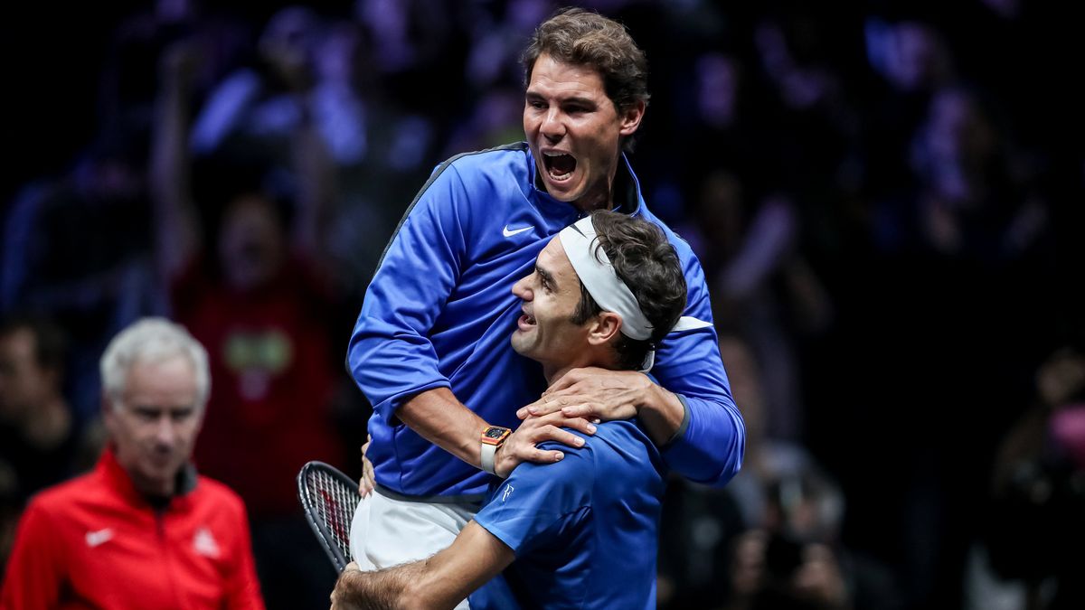 PAP/EPA / MARTIN DIVISEK / Na zdjęciu: Rafael Nadal i Roger Federer