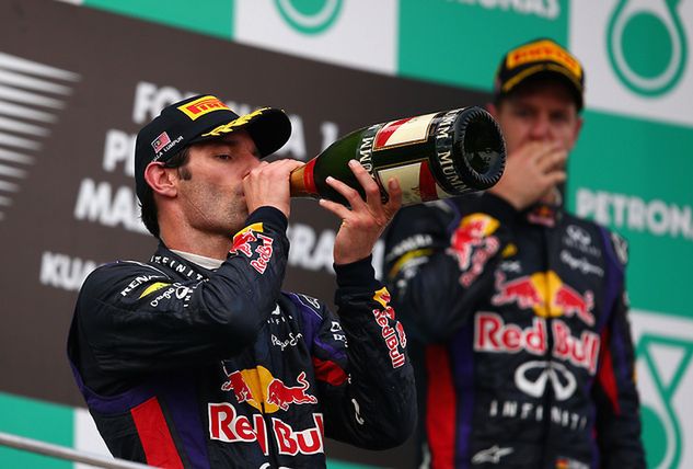 Czy w przyszłym sezonie Mark Webber skosztuje szampana w barwach Red Bulla?