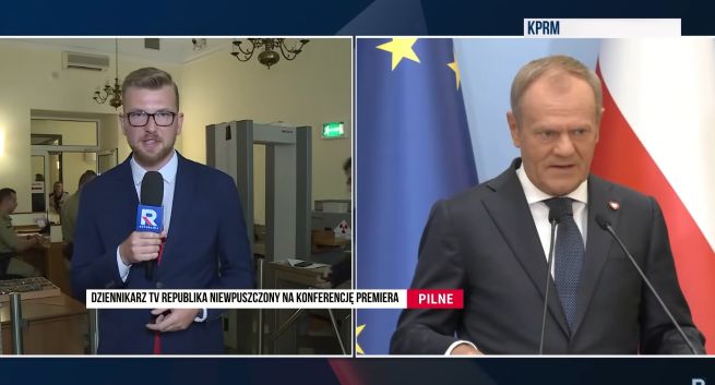 KRRiT zarzuca rządowi Tuska łamanie konstytucji. Żądają tego w imieniu TV Republika