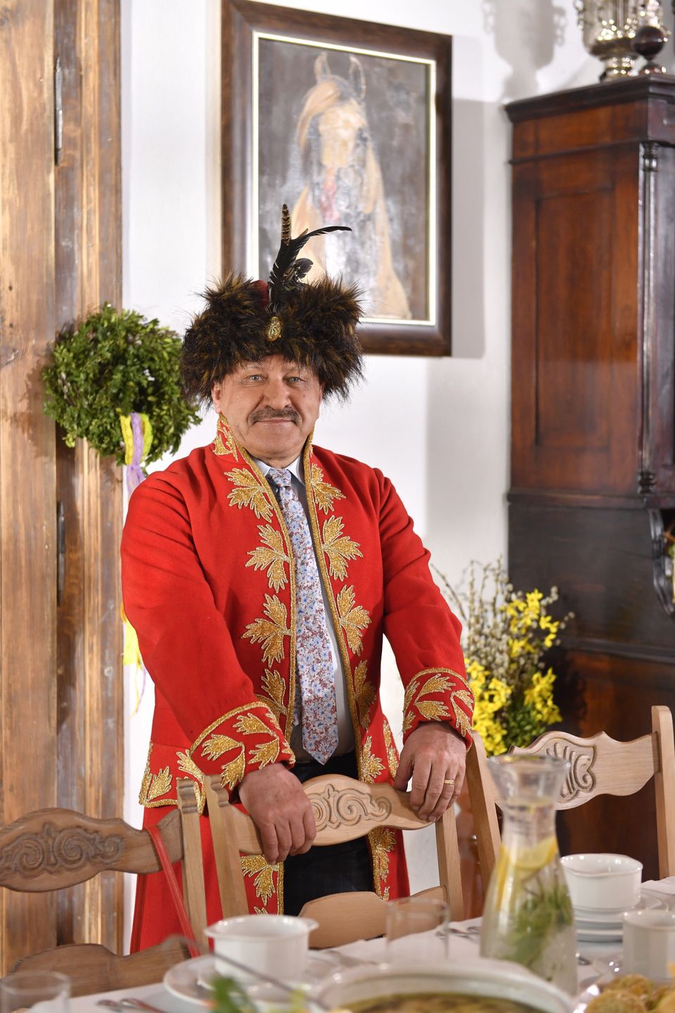 Ryszard Lasota w czasie pobytu w "Sanatorium miłości" 