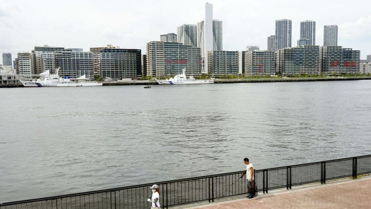 Getty Images /  Kyodo News / Na zdjęciu: widok na wioskę olimpijską w Tokio