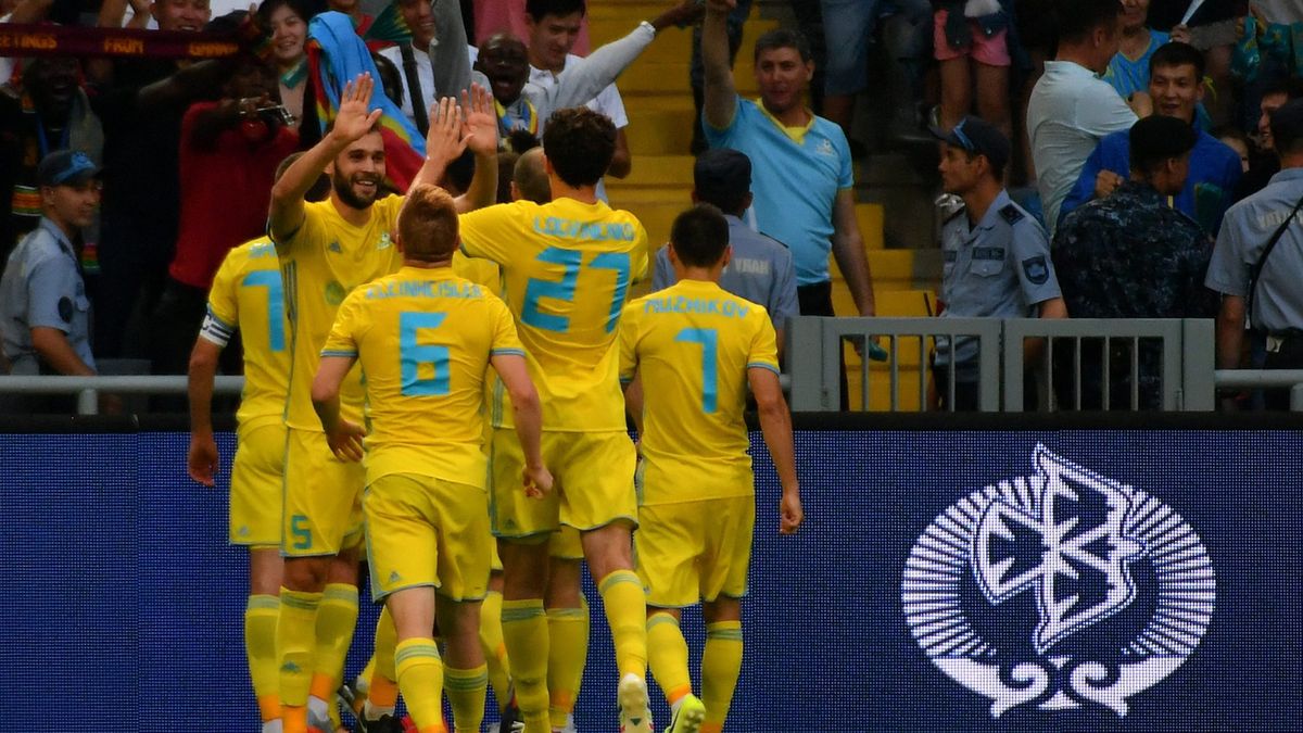 PAP / Bartłomiej Zborowski / Na zdjęciu: radość piłkarzy FK Astana