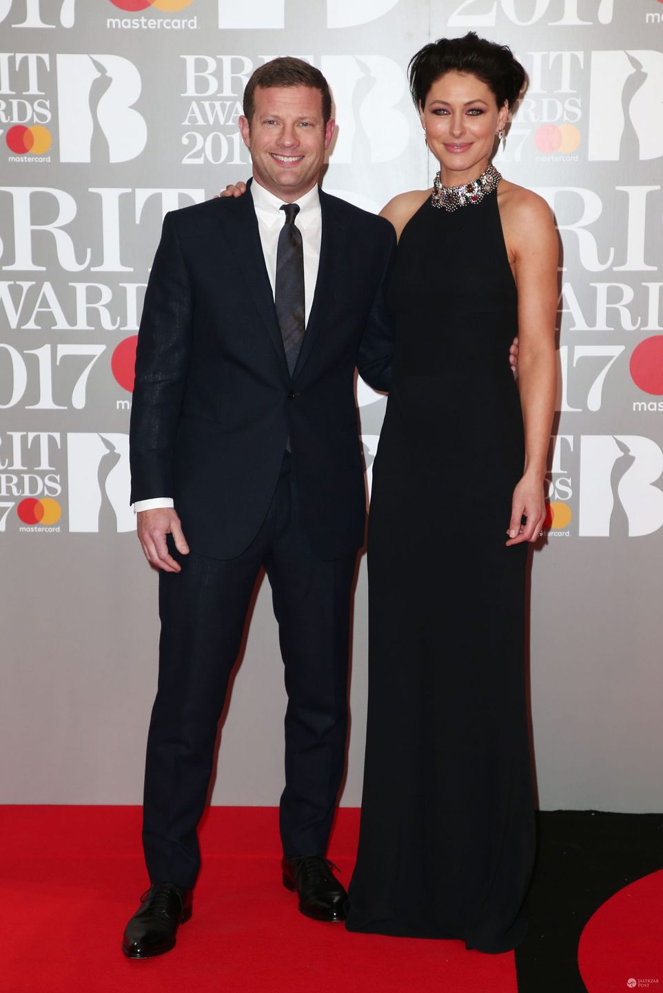 Dermot O'Leary i Emma Willis - BRIT Awards 2017