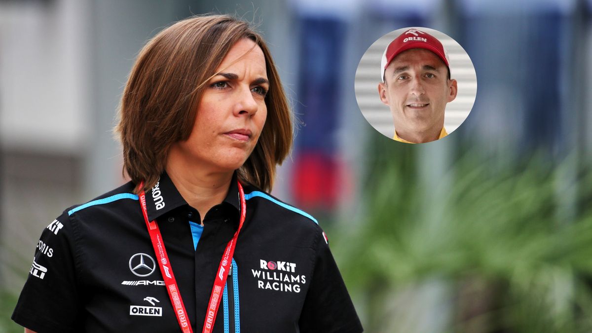 Claire Williams, w kółku Robert Kubica