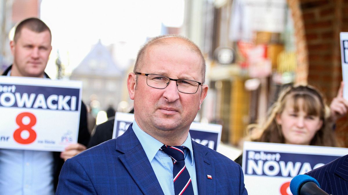 Robert Nowacki kandydował w 2019 do Europarlamentu