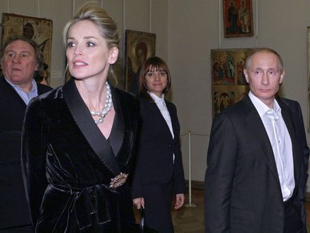 Putin u boku gwiazd kina