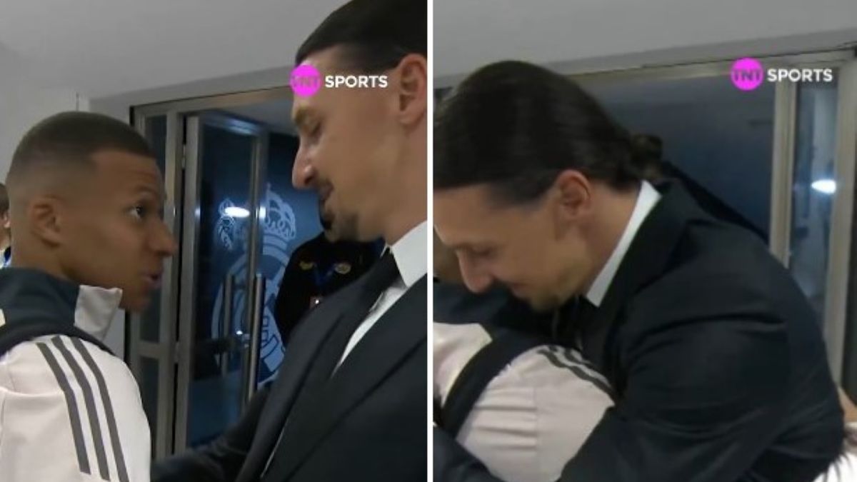 Twitter / x.com/TNTSportsBR / Na zdjęciu: Zlatan Ibrahimović i Kylian Mbappe