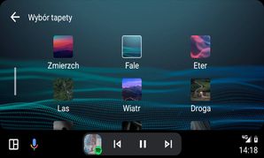 Wybór tapety w Androidzie Auto