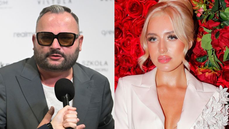 Michał Zaczyński OSTRO ocenił kolekcję Caroline Derpienski. W odwecie nazwała go "wieśniakiem" i zagroziła pozwem