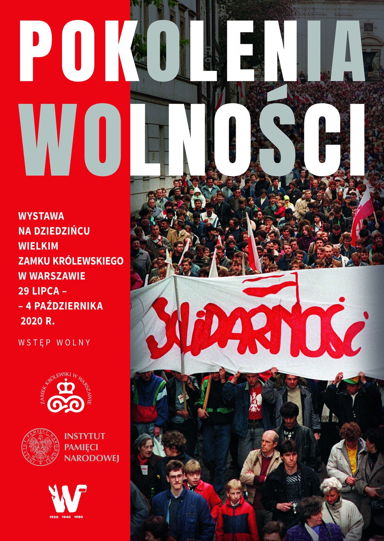 Warszawa. Otwarcie wystawy IPN "Pokolenia wolności"