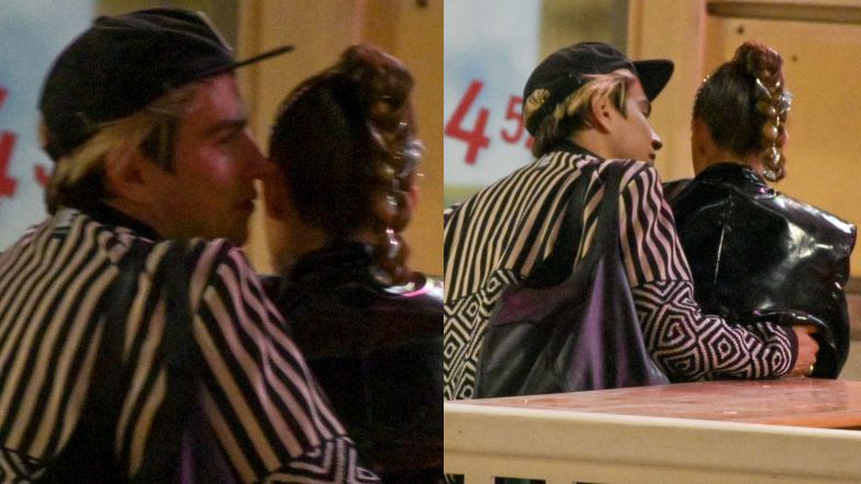 Julia Wieniawa i Nikodem Rozbicki pytają przechodniów o papierosa i całują się