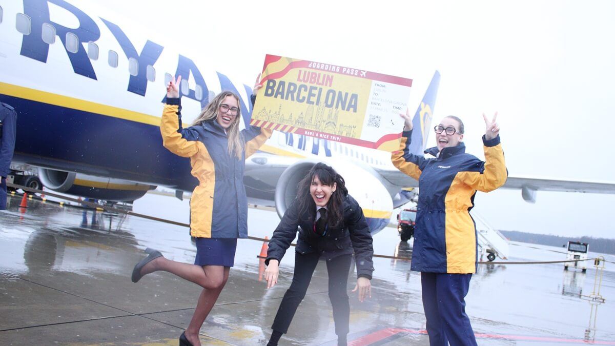 Inauguracja lotniczego połączenia z Lublina do Barcelony