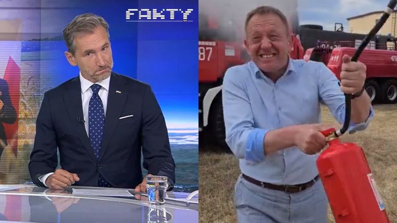 "Fakty" TVN zakpiły z debiutu Roberta Telusa na TikToku