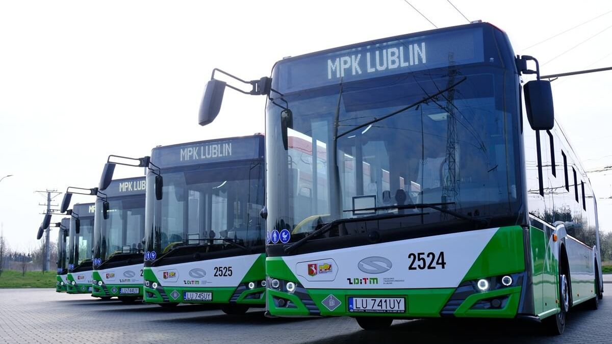 Przegubowe hybrydy marki Solaris dla MPK Lublin
