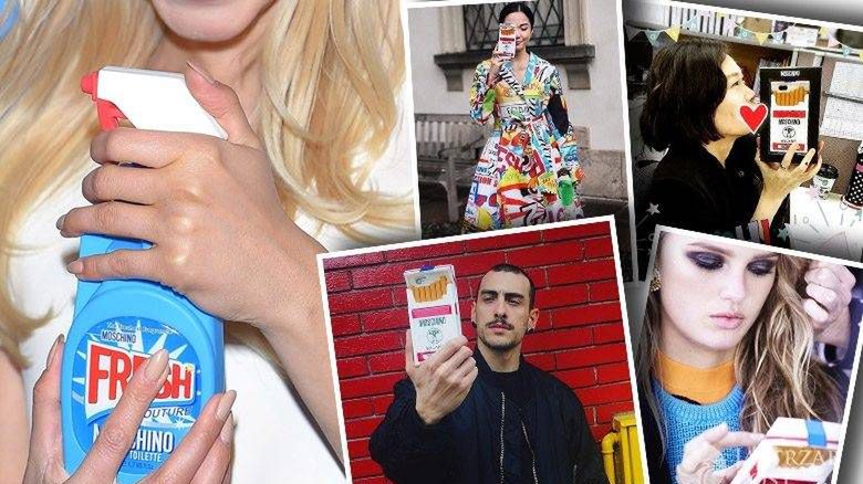 Najmodniejsze etui na telefon sezonu - od Moschino w kształcie paczki papierosów (fot. Instagram)