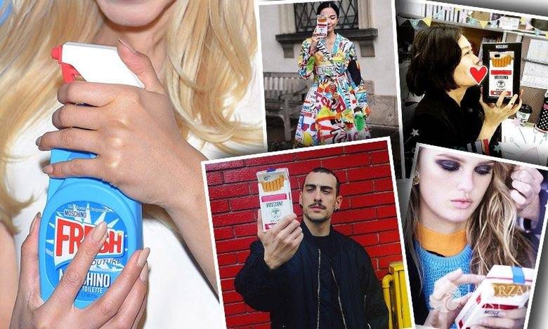 Najmodniejsze etui na telefon sezonu - od Moschino w kształcie paczki papierosów (fot. Instagram)