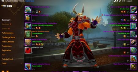Możemy chyba powiedzieć, że ten gracz skończył World of Warcraft - zdobył wszystkie osiągnięcia