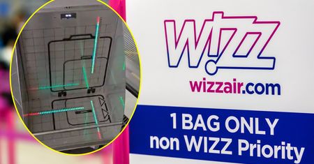 Wizz Air testuje nowe miarki bagażowe. Wyglądają groźnie