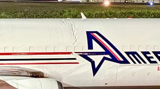 To było twarde lądowanie. Uszkodzony kadłub Boeinga 767-300F
