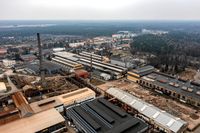 Na zdjęciu teren Walcowni Rur "Andrzej"