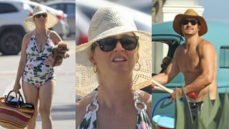 Ciężarna Katy Perry podbija kalifornijską plażę u boku umięśnionego Orlando Blooma (ZDJĘCIA)