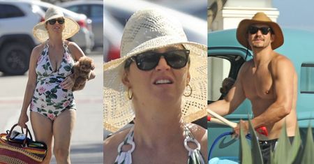 Ciężarna Katy Perry podbija kalifornijską plażę u boku umięśnionego Orlando Blooma (ZDJĘCIA)