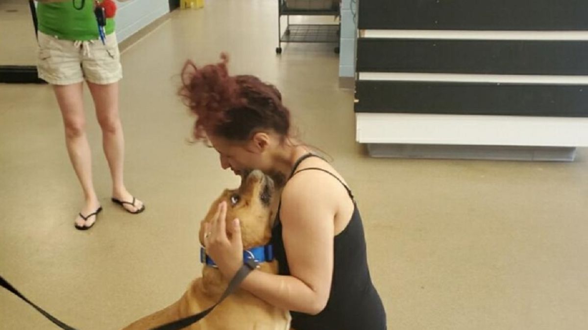 Kobieta odnalazła swojego psa po dwóch latach.