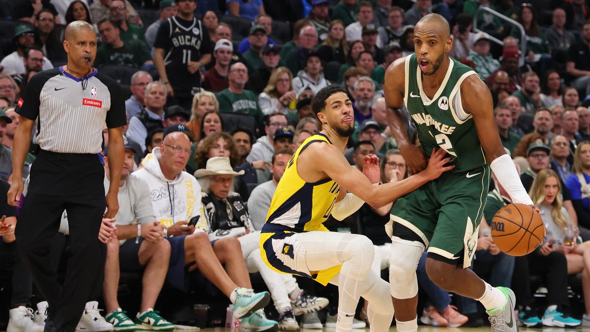 Getty Images / Na zdjęciu: Tyrese Haliburton i Khris Middleton