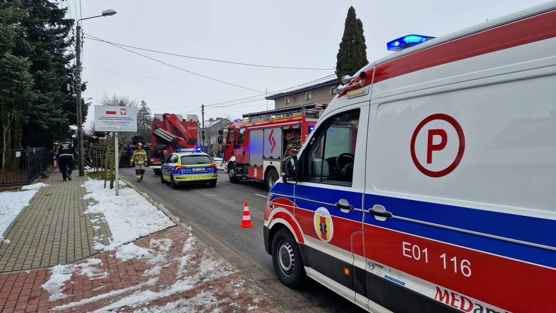 Wypadek na Zalesickiej w Piotrkowie