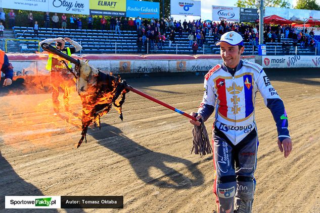 Po finale PLŻ 2. spłonęła marynarka Tadeusza Zdunka