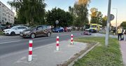 Wypadek na ulicy Jagiellońskiej w Radomsku. Zderzenie forda z motocyklem. Motocyklista trafił do szpitala
