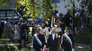 Toruń: Pogrzeb Józefa Wierniewskiego, wybitnego pedagoga